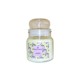 Candela profumata in giara di vetro MEDIA