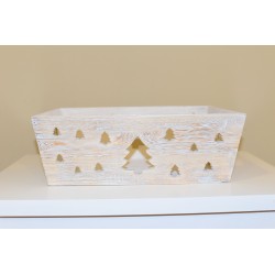 Cassette decorate con alberelli