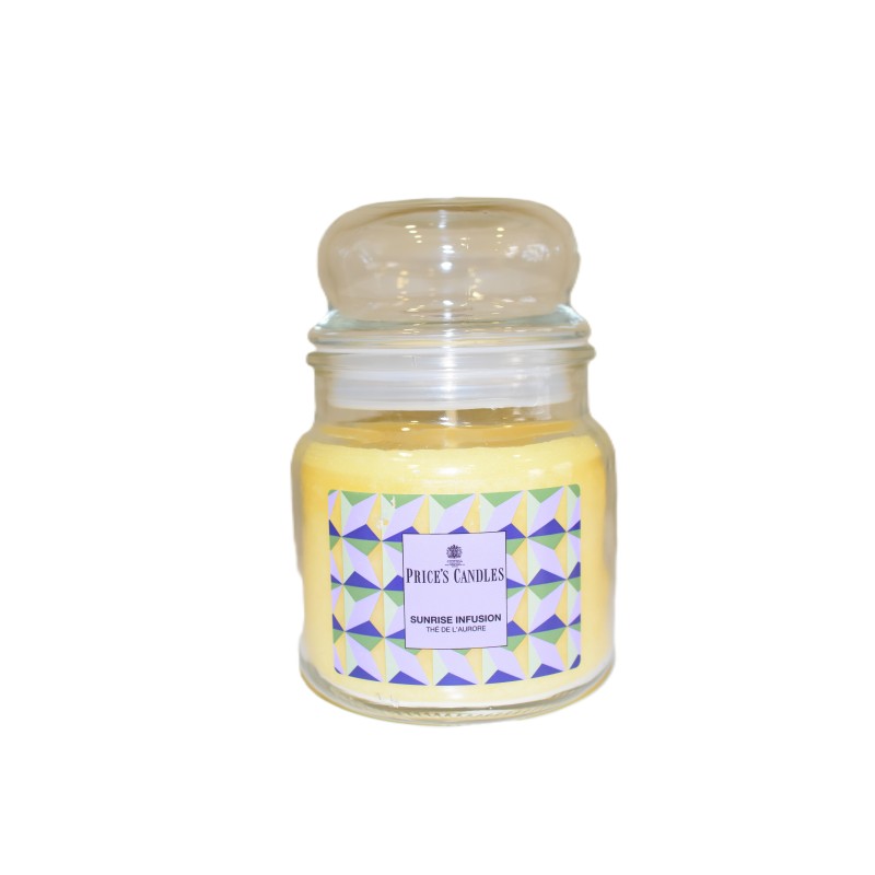 Candela profumata in giara di vetro MEDIA